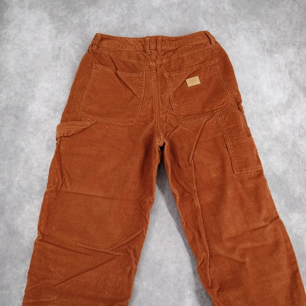 Vans Corduroy Pants Carpenter Brown Size 28 Double Knee Baggy Skater Gorpcore